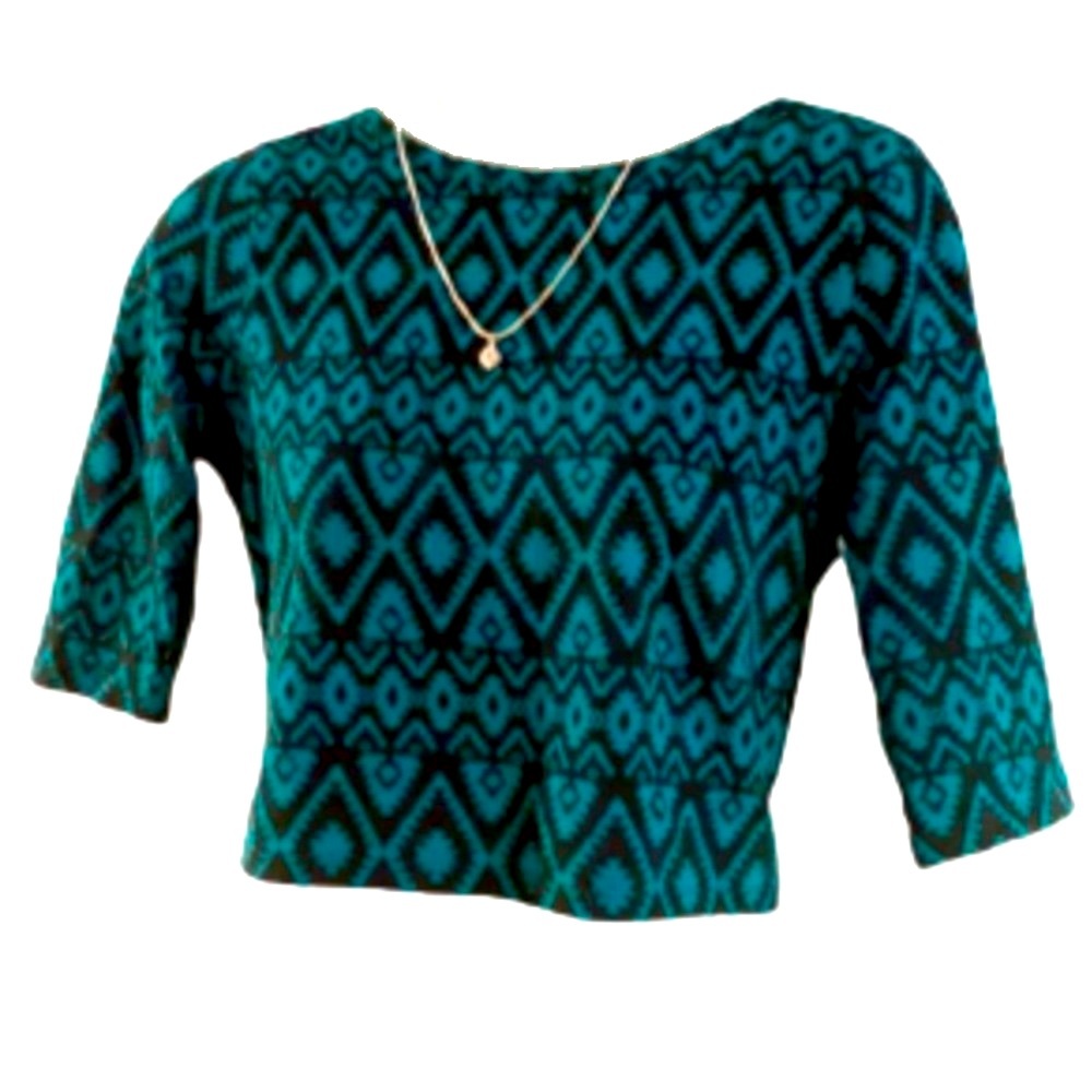 Forever 21 Crop Top- 3/4 sleeves!!!l Size S